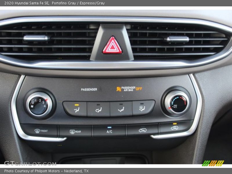 Portofino Gray / Espresso/Gray 2020 Hyundai Santa Fe SE