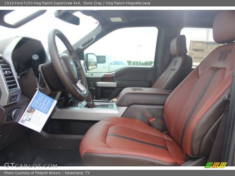 Stone Gray / King Ranch Kingsville/Java 2019 Ford F150 King Ranch SuperCrew 4x4