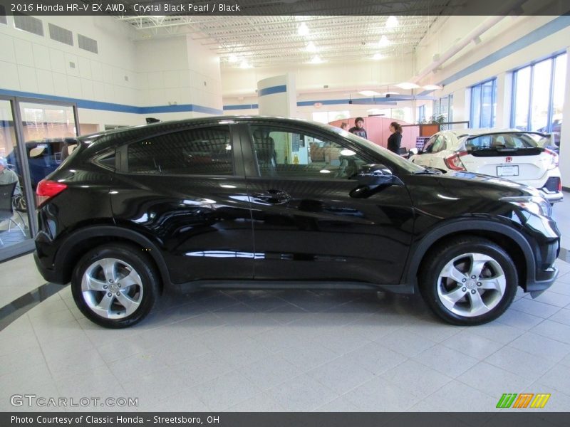 Crystal Black Pearl / Black 2016 Honda HR-V EX AWD