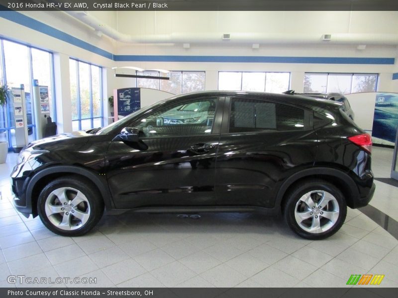 Crystal Black Pearl / Black 2016 Honda HR-V EX AWD