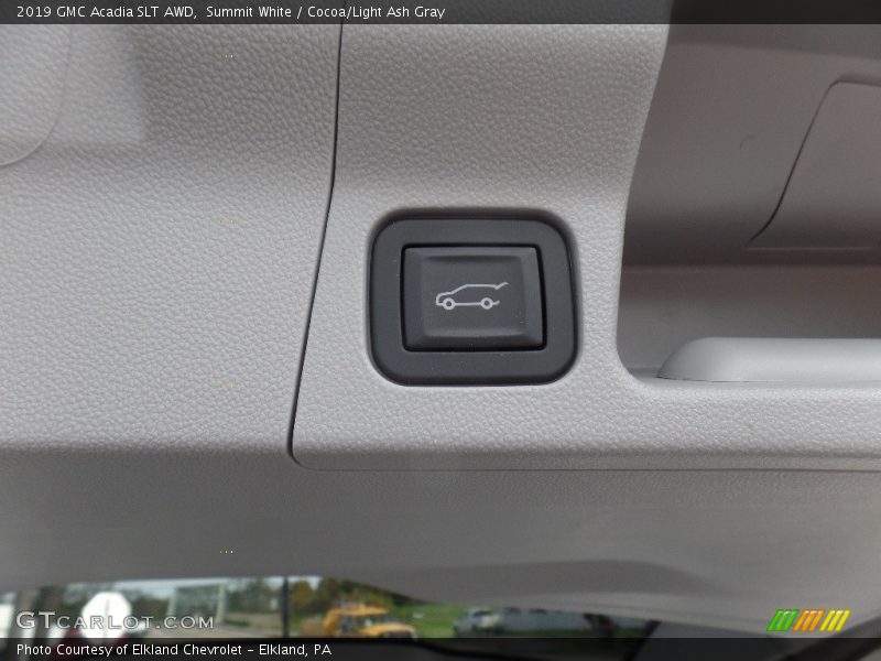 Summit White / Cocoa/Light Ash Gray 2019 GMC Acadia SLT AWD