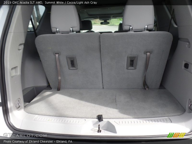 Summit White / Cocoa/Light Ash Gray 2019 GMC Acadia SLT AWD