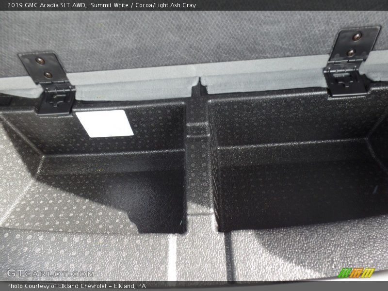 Summit White / Cocoa/Light Ash Gray 2019 GMC Acadia SLT AWD