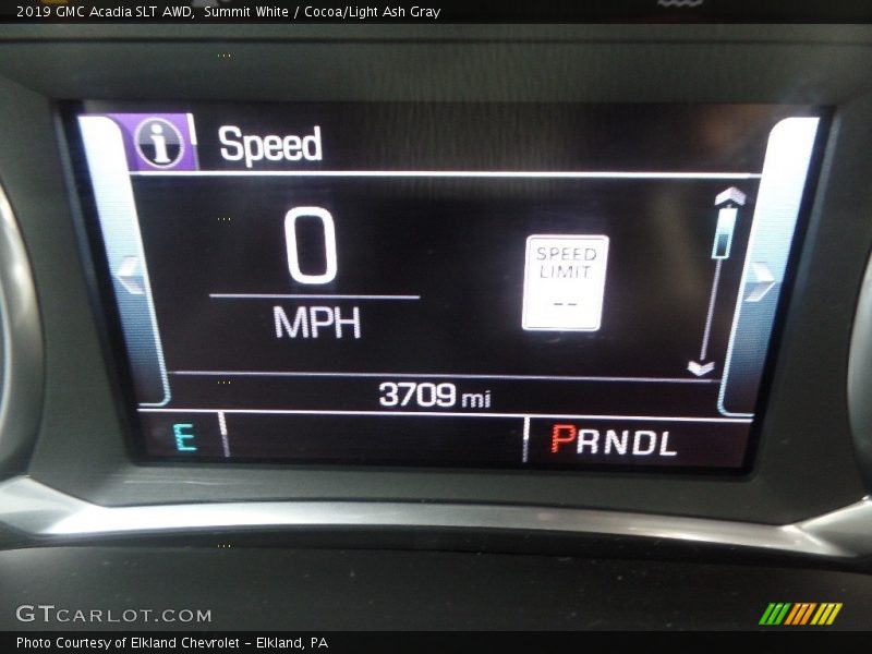 Summit White / Cocoa/Light Ash Gray 2019 GMC Acadia SLT AWD