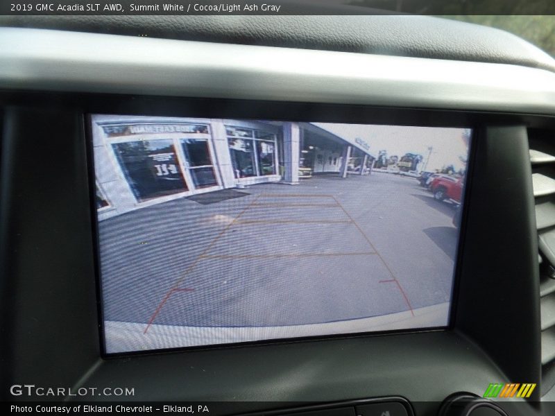 Summit White / Cocoa/Light Ash Gray 2019 GMC Acadia SLT AWD
