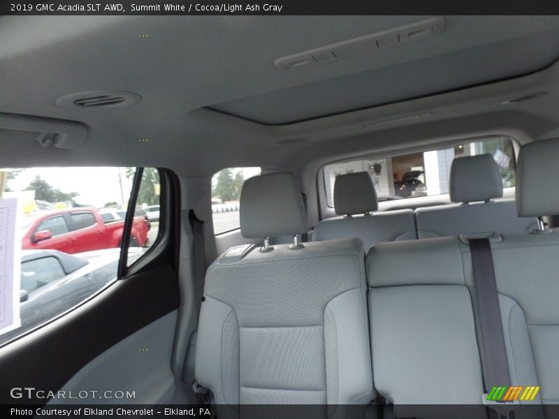 Summit White / Cocoa/Light Ash Gray 2019 GMC Acadia SLT AWD