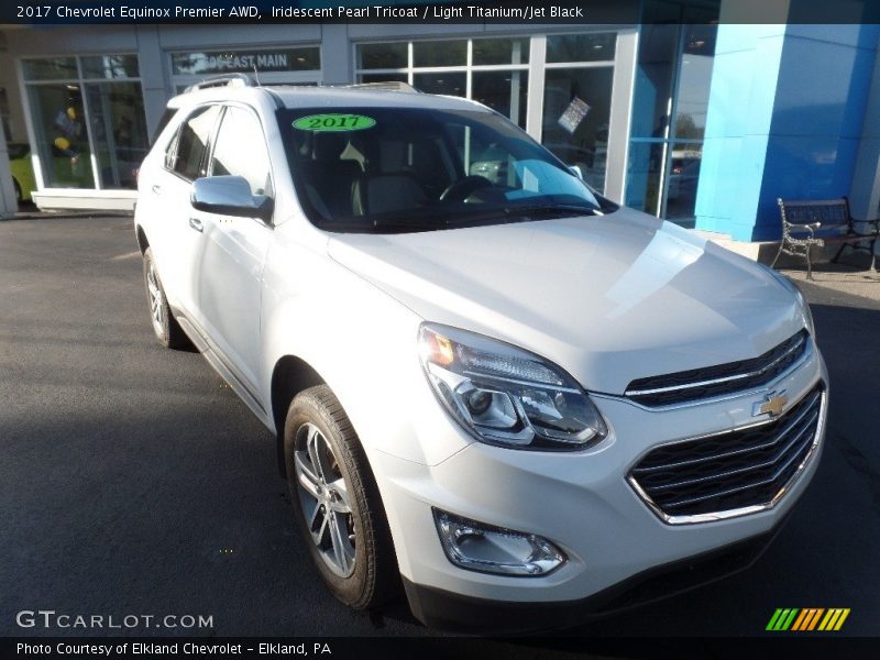 Iridescent Pearl Tricoat / Light Titanium/Jet Black 2017 Chevrolet Equinox Premier AWD