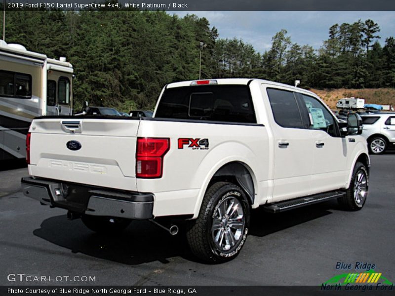 White Platinum / Black 2019 Ford F150 Lariat SuperCrew 4x4