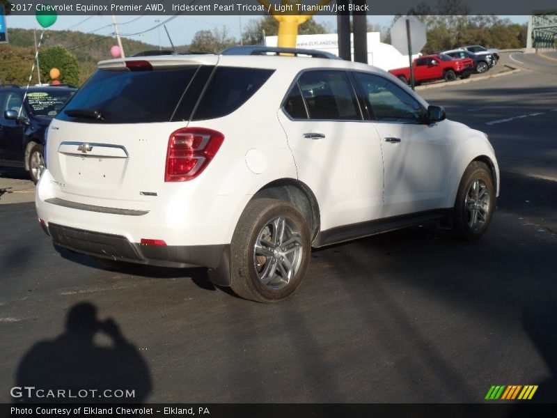 Iridescent Pearl Tricoat / Light Titanium/Jet Black 2017 Chevrolet Equinox Premier AWD