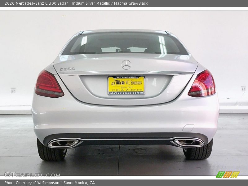 Iridium Silver Metallic / Magma Gray/Black 2020 Mercedes-Benz C 300 Sedan