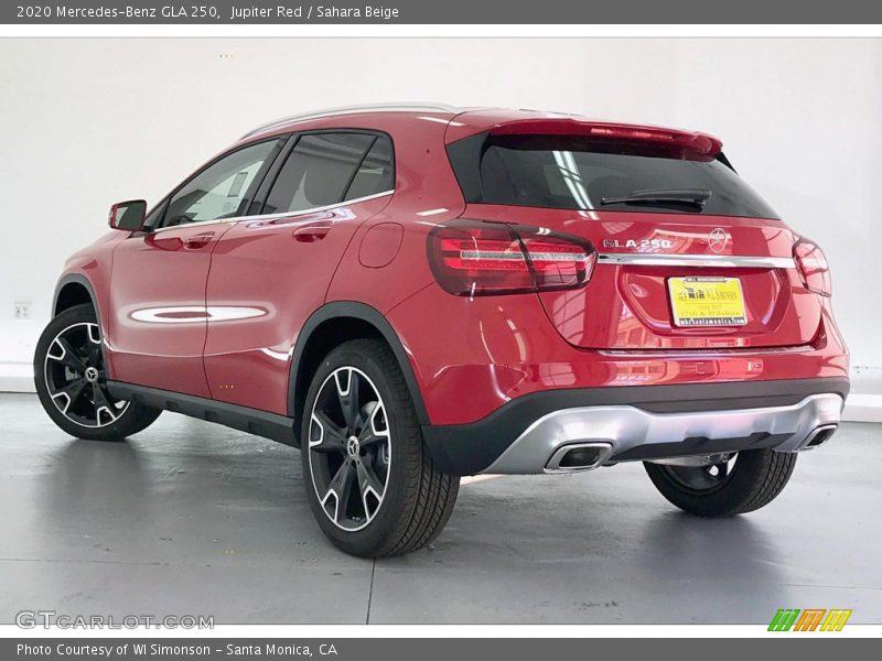 Jupiter Red / Sahara Beige 2020 Mercedes-Benz GLA 250