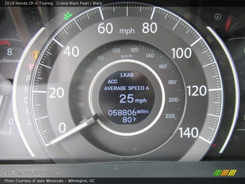 Crystal Black Pearl / Black 2016 Honda CR-V Touring