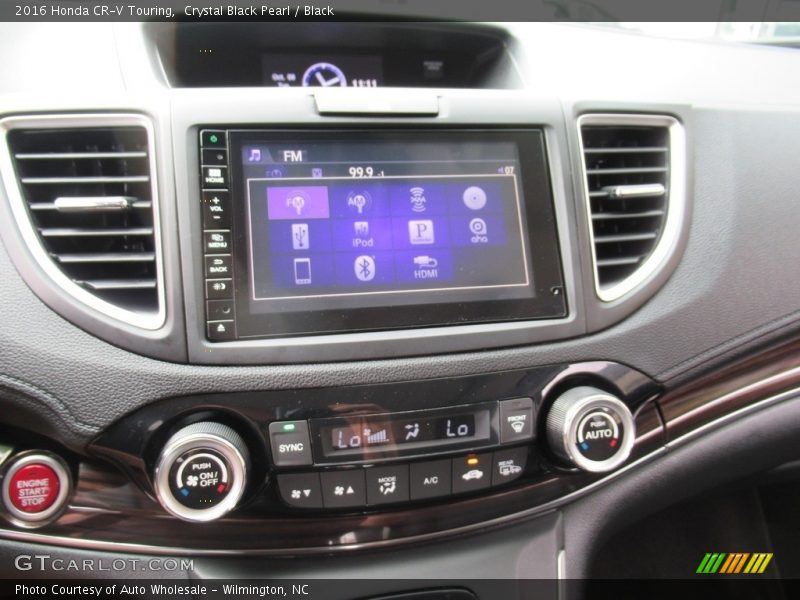 Crystal Black Pearl / Black 2016 Honda CR-V Touring