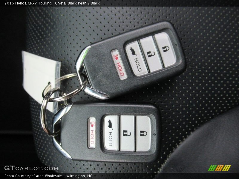 Crystal Black Pearl / Black 2016 Honda CR-V Touring