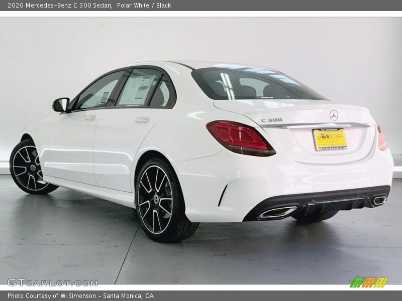 Polar White / Black 2020 Mercedes-Benz C 300 Sedan