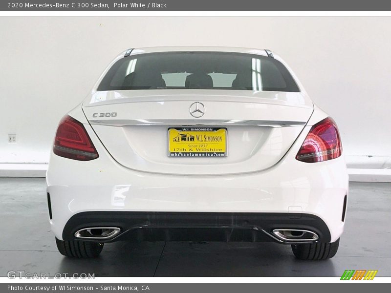 Polar White / Black 2020 Mercedes-Benz C 300 Sedan