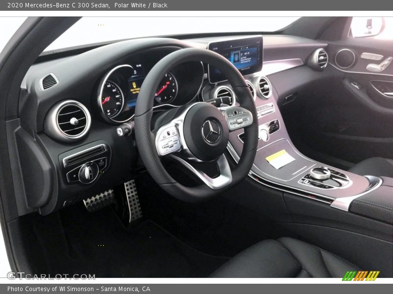 Polar White / Black 2020 Mercedes-Benz C 300 Sedan