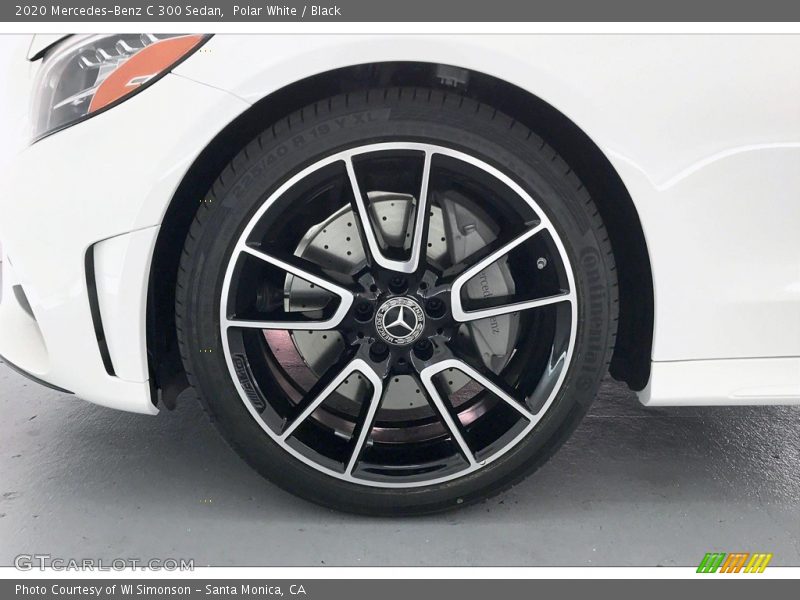 Polar White / Black 2020 Mercedes-Benz C 300 Sedan