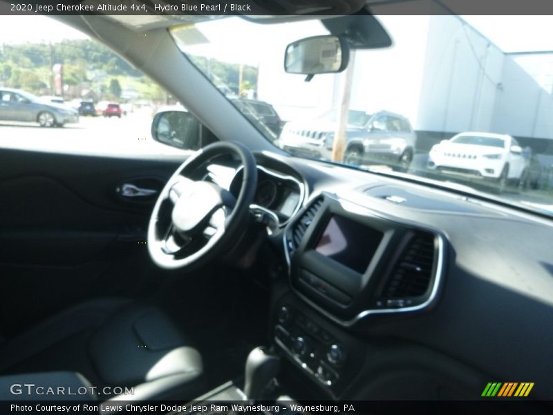 Hydro Blue Pearl / Black 2020 Jeep Cherokee Altitude 4x4