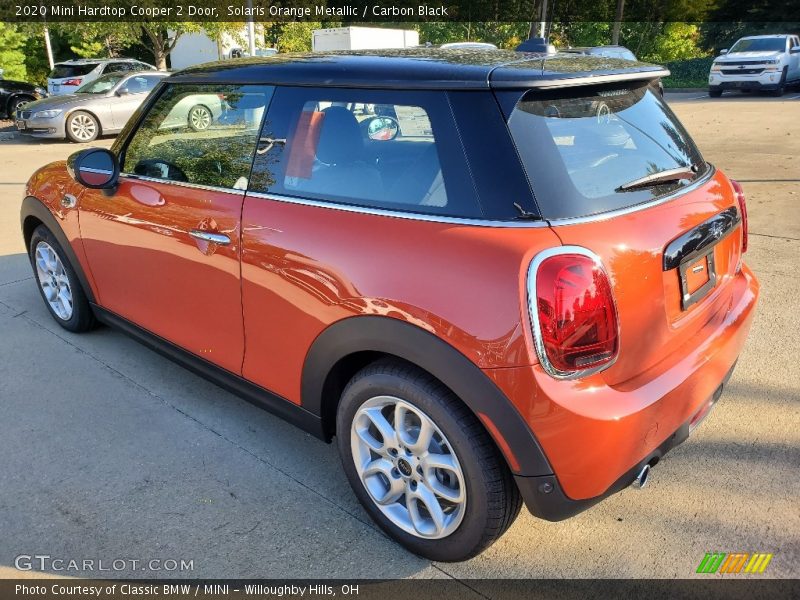 Solaris Orange Metallic / Carbon Black 2020 Mini Hardtop Cooper 2 Door