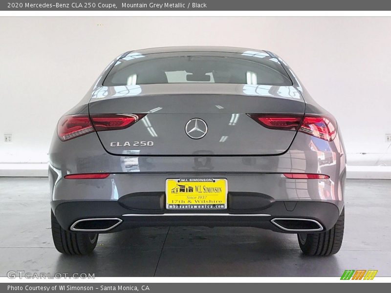 Mountain Grey Metallic / Black 2020 Mercedes-Benz CLA 250 Coupe