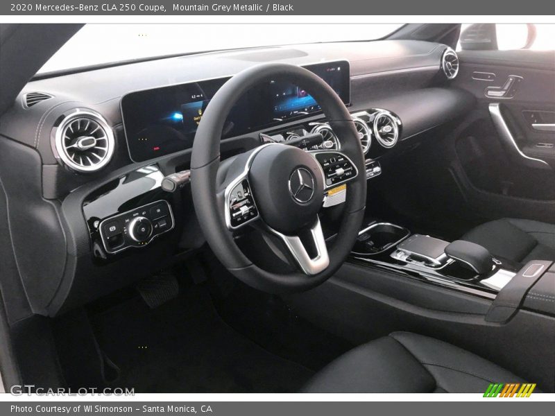Mountain Grey Metallic / Black 2020 Mercedes-Benz CLA 250 Coupe