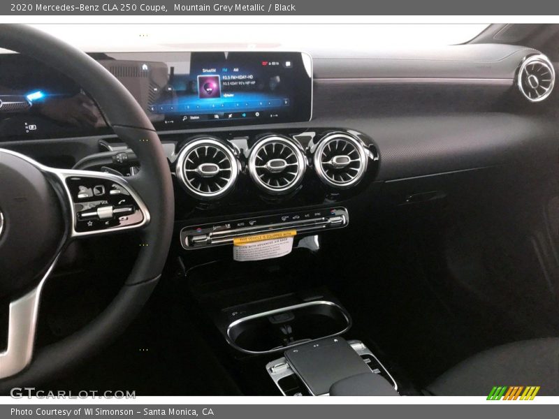 Mountain Grey Metallic / Black 2020 Mercedes-Benz CLA 250 Coupe
