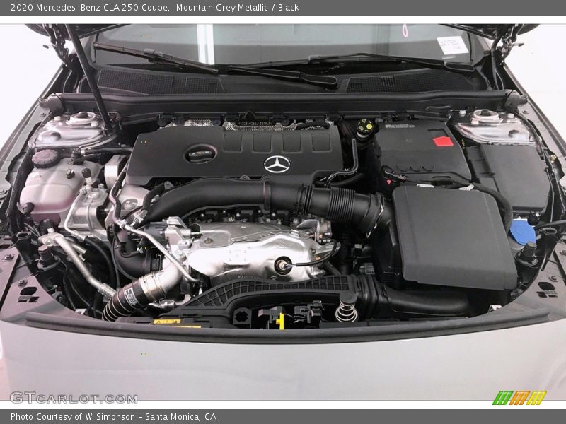 Mountain Grey Metallic / Black 2020 Mercedes-Benz CLA 250 Coupe