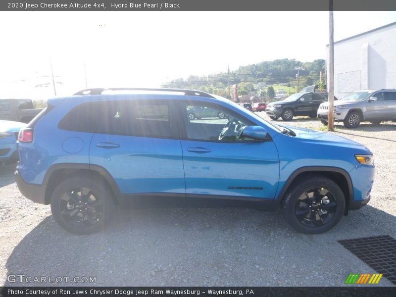 Hydro Blue Pearl / Black 2020 Jeep Cherokee Altitude 4x4