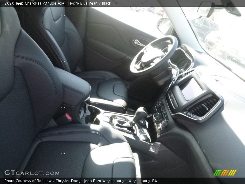 Hydro Blue Pearl / Black 2020 Jeep Cherokee Altitude 4x4
