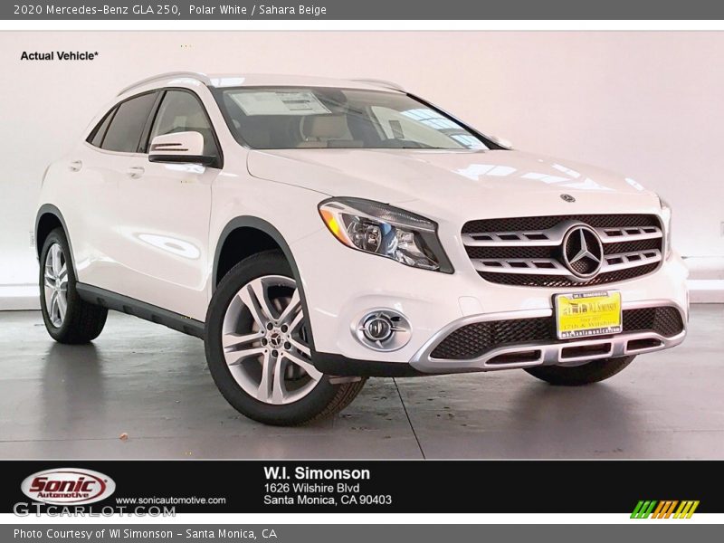 Polar White / Sahara Beige 2020 Mercedes-Benz GLA 250