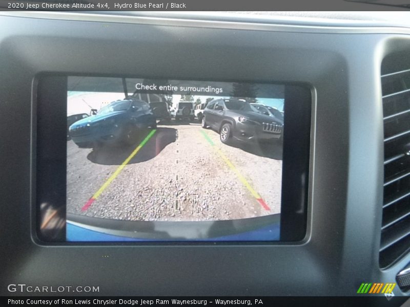 Hydro Blue Pearl / Black 2020 Jeep Cherokee Altitude 4x4