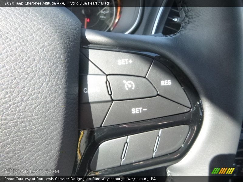 Hydro Blue Pearl / Black 2020 Jeep Cherokee Altitude 4x4