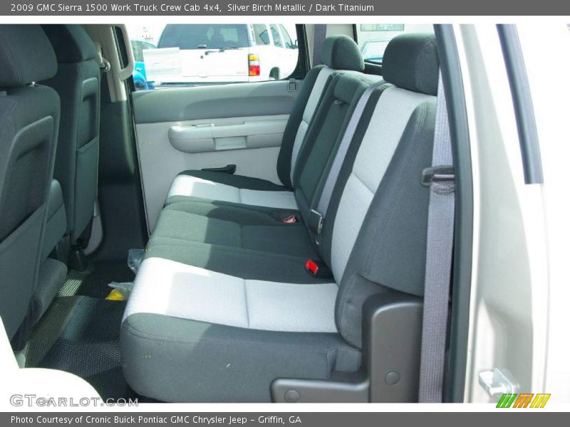 Silver Birch Metallic / Dark Titanium 2009 GMC Sierra 1500 Work Truck Crew Cab 4x4