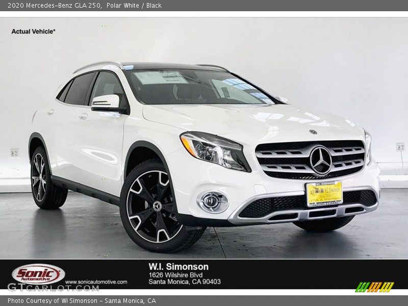 Polar White / Black 2020 Mercedes-Benz GLA 250