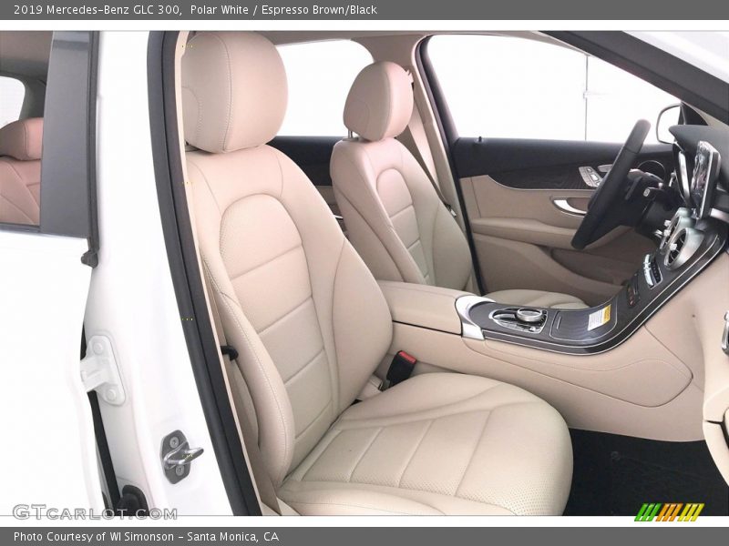 Polar White / Espresso Brown/Black 2019 Mercedes-Benz GLC 300