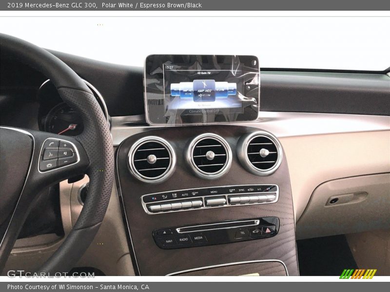 Polar White / Espresso Brown/Black 2019 Mercedes-Benz GLC 300