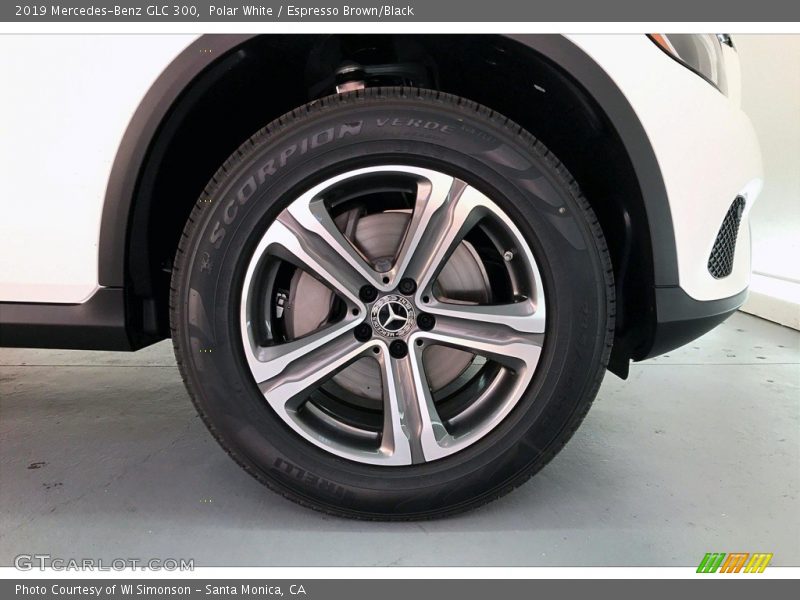Polar White / Espresso Brown/Black 2019 Mercedes-Benz GLC 300