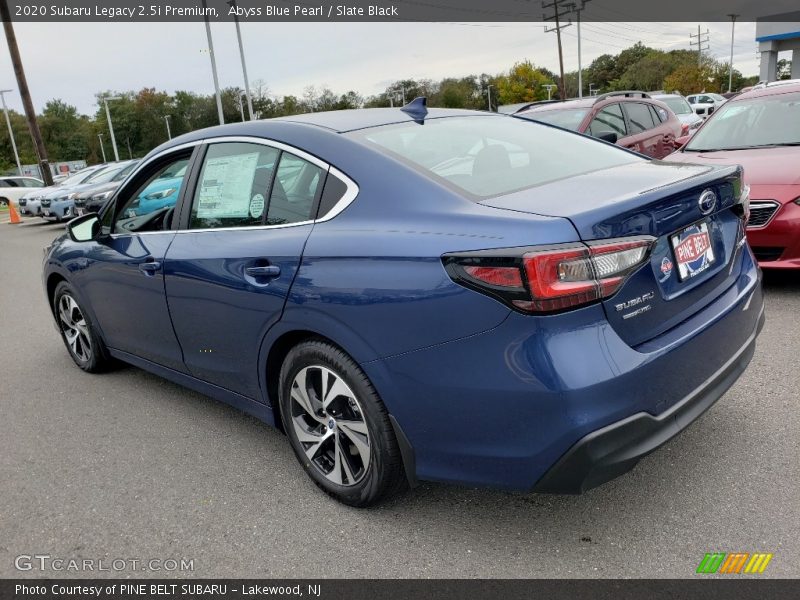Abyss Blue Pearl / Slate Black 2020 Subaru Legacy 2.5i Premium