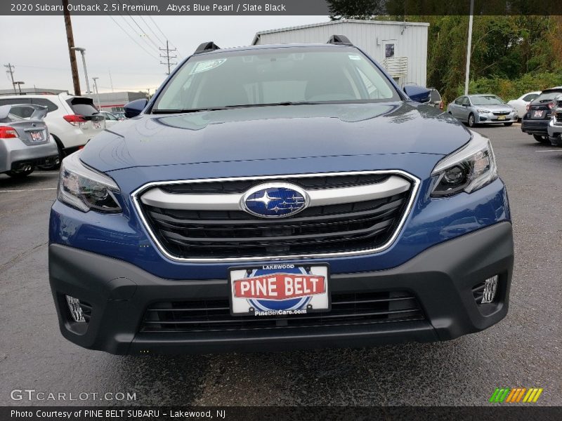 Abyss Blue Pearl / Slate Black 2020 Subaru Outback 2.5i Premium