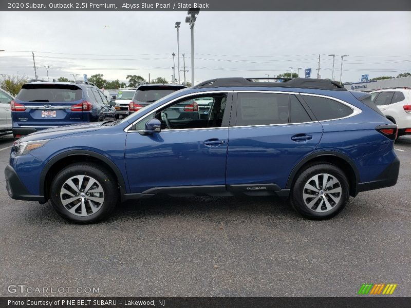 Abyss Blue Pearl / Slate Black 2020 Subaru Outback 2.5i Premium