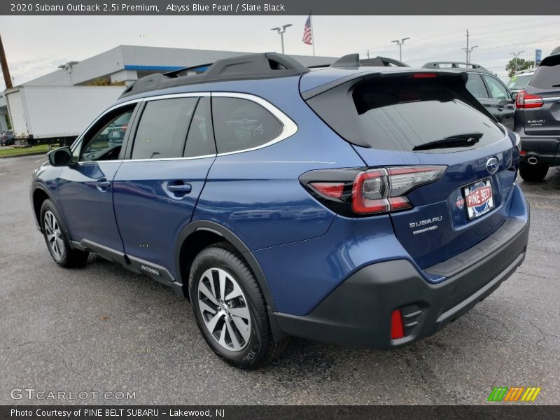 Abyss Blue Pearl / Slate Black 2020 Subaru Outback 2.5i Premium