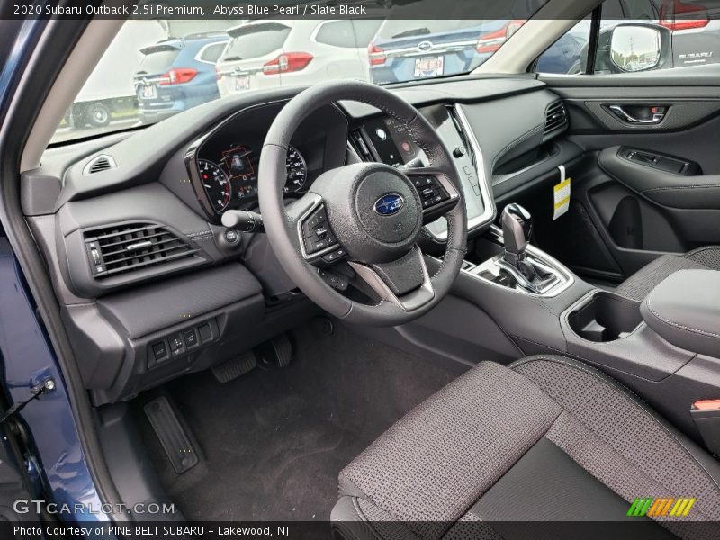  2020 Outback 2.5i Premium Slate Black Interior