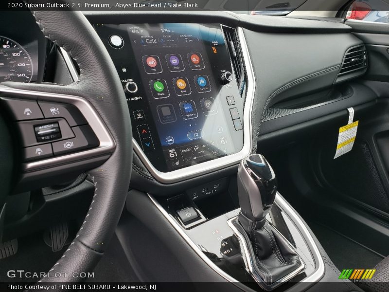 Abyss Blue Pearl / Slate Black 2020 Subaru Outback 2.5i Premium