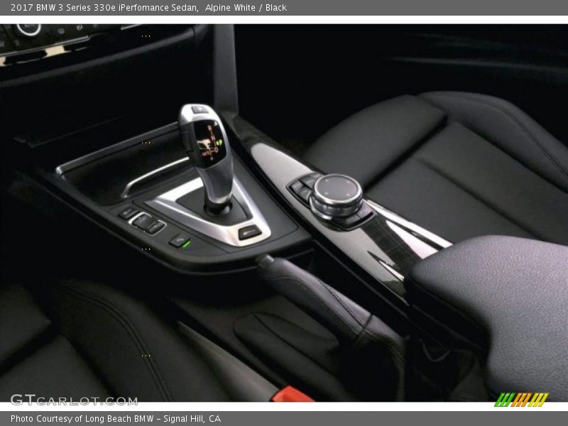 Alpine White / Black 2017 BMW 3 Series 330e iPerfomance Sedan