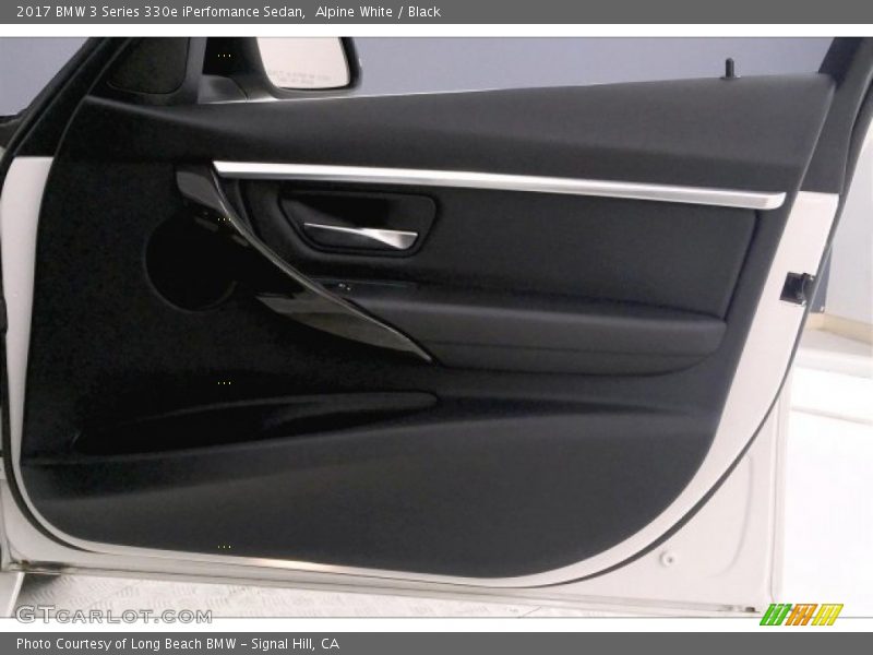 Alpine White / Black 2017 BMW 3 Series 330e iPerfomance Sedan