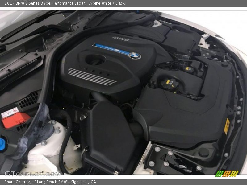 Alpine White / Black 2017 BMW 3 Series 330e iPerfomance Sedan