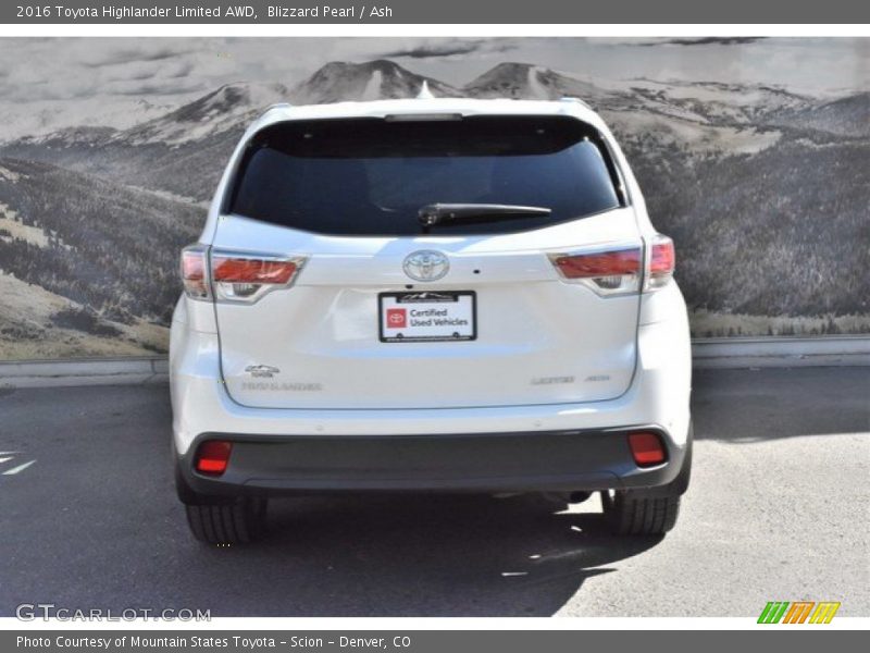 Blizzard Pearl / Ash 2016 Toyota Highlander Limited AWD