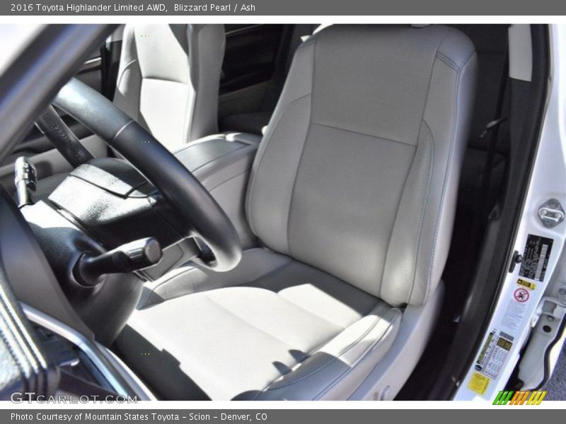 Blizzard Pearl / Ash 2016 Toyota Highlander Limited AWD
