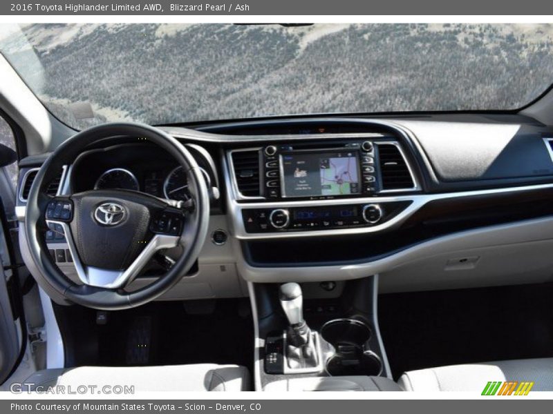Blizzard Pearl / Ash 2016 Toyota Highlander Limited AWD